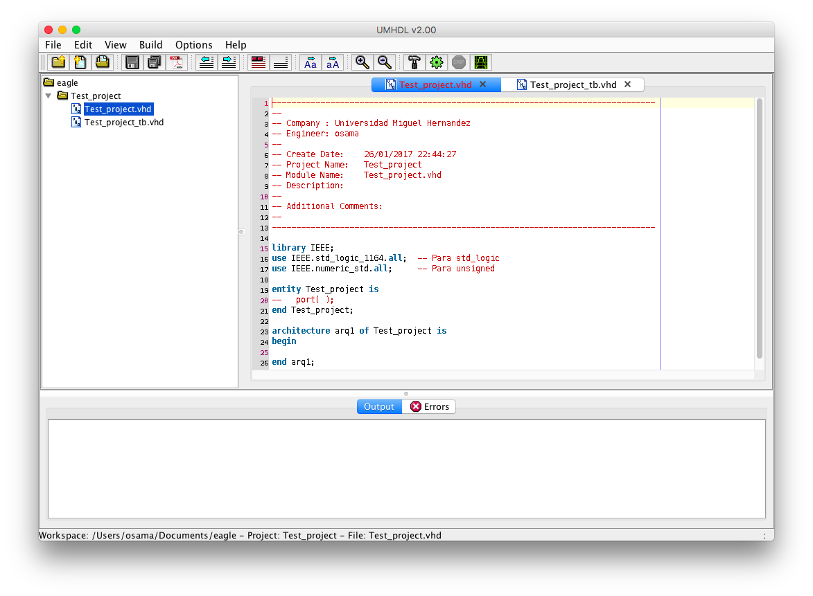 vhdl tool for mac